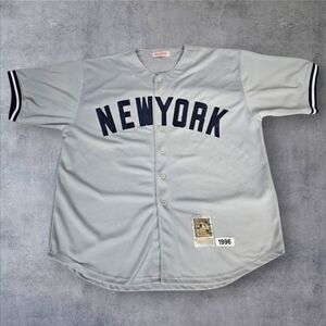 Vintage MLB New York Yankees Wade Boggs Button Front Jersey‎ Size 56 3XL Men's